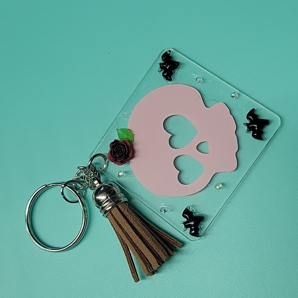 Skull keychain